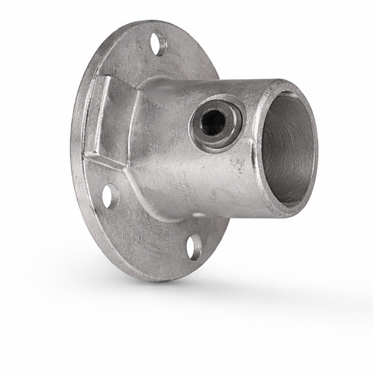Support Vandgard galvanisé pour axe entre deux murs – support acier diamètre 15/25 mm